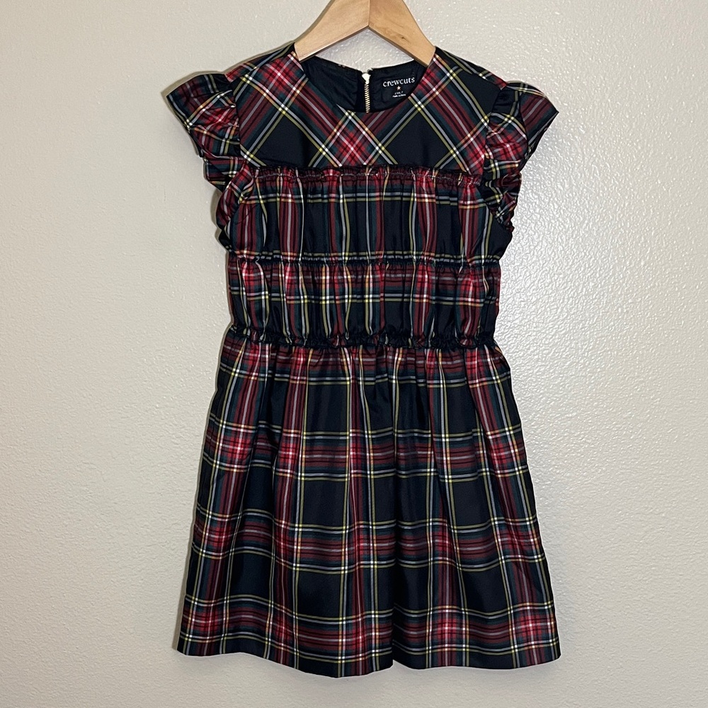 Crewcuts Red Black Holiday Dress